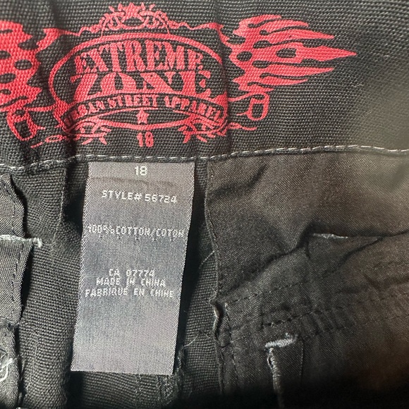 Y2K Extreme Zone‎ Wide Leg YOUTH KIDS SIZE 18 Jeans - Picture 5 of 9